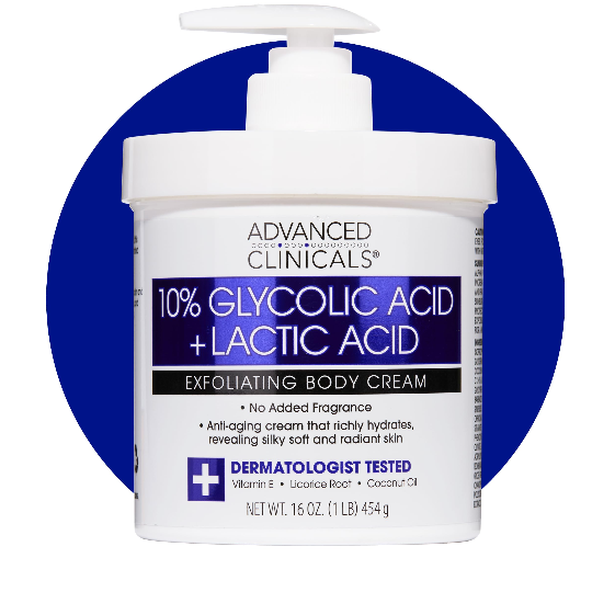 Advanced clinicals glycolic acid and lactic acid